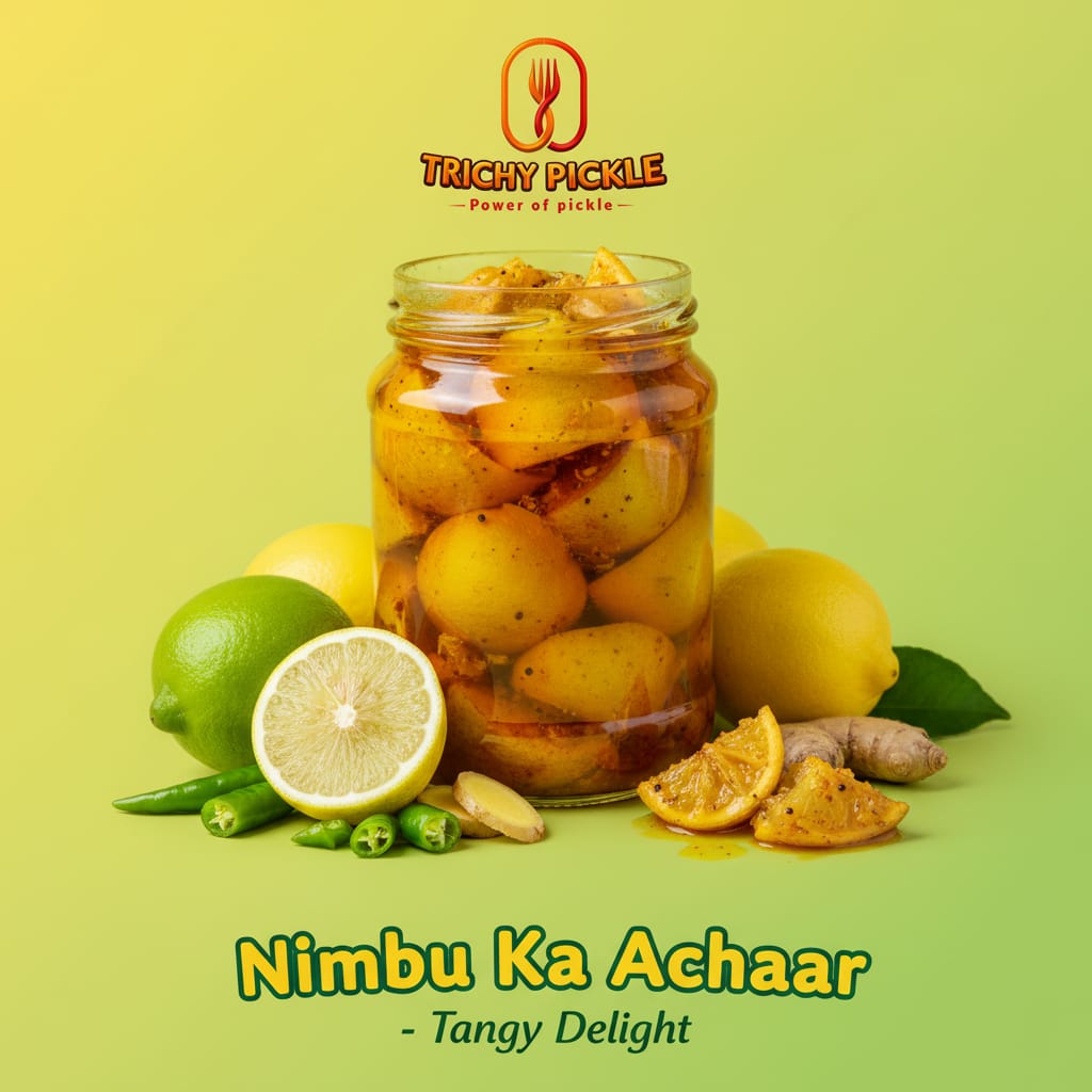 Nimbu ka Achaar - Lemon Pickle Tangy Delight (500gm)